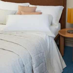 Lenzuola balza Jacquard Biancheria Cristin Cpl Battaglia