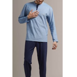 Bip Bip 1437 Pigiama Uomo Serafino M/L P/L