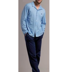 Bip Bip Pigiama Uomo 1441 Aperto M/L P/L con collo