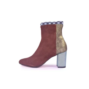 Venus - Tronchetto in pelle patchwork