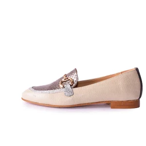 Morse Code - Mocassino in pelle patchwork