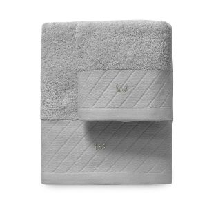Asciugamani Coppia 1+1 Biancheria Diagonal LB788B Liu Jo Home