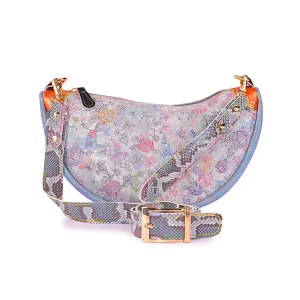 The One - Borsa a tracolla in pelle patchwork