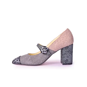 Tom Tom Worldy - Décolleté in pelle patchwork