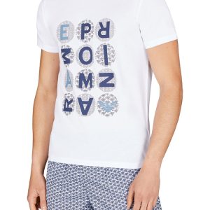 Emporio Armani Man T-shirt Cerchi logo 211818 3R470