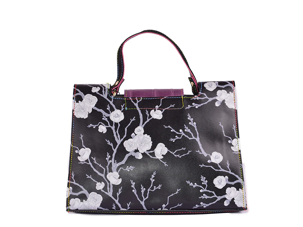 City Yard Bag - Borsa a mano in pelle patchwork - immagine 3