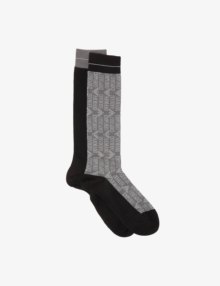 Emporio Armani Man Socks Set 2 calze Lunghe 302301 4F283 - immagine 5