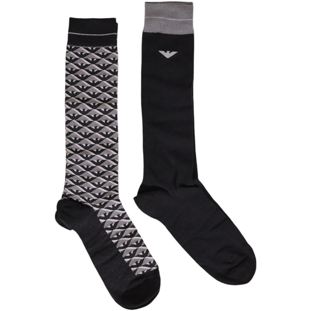 Emporio Armani Man Socks Set 2 calze Lunghe 302301 4F283 - immagine 6