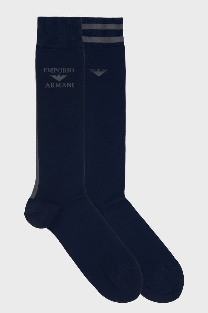 Emporio Armani Man Socks Set 2 calze Lunghe 302301 3F273 - immagine 4