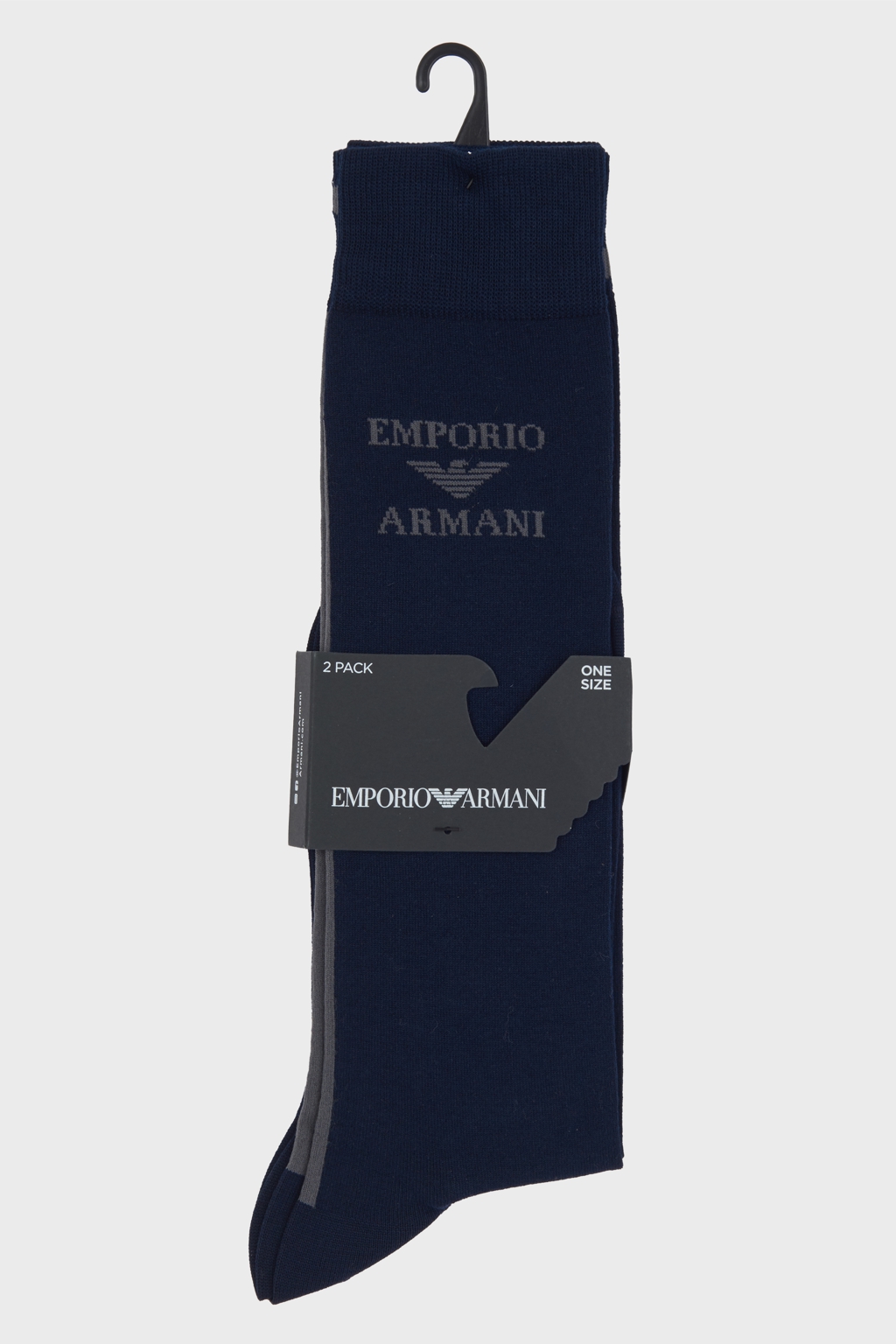 Emporio Armani Man Socks Set 2 calze Lunghe 302301 3F273 - immagine 5