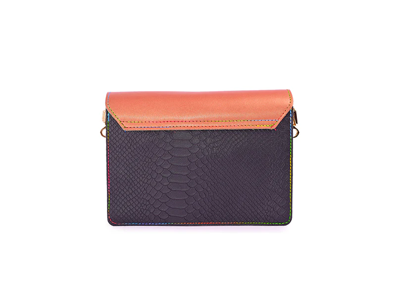 Sunday Bag - Borsa a tracolla in pelle patchwork - immagine 9