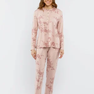 Pigiama Serafino Donna I2602 Fida
