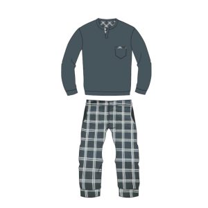 Pigiama Lungo Uomo Faenza 4904 Ferrucci