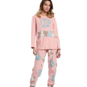 Happy People 6692 Happy Bear
 Pigiama  Donna Serafino  Caldo cotone