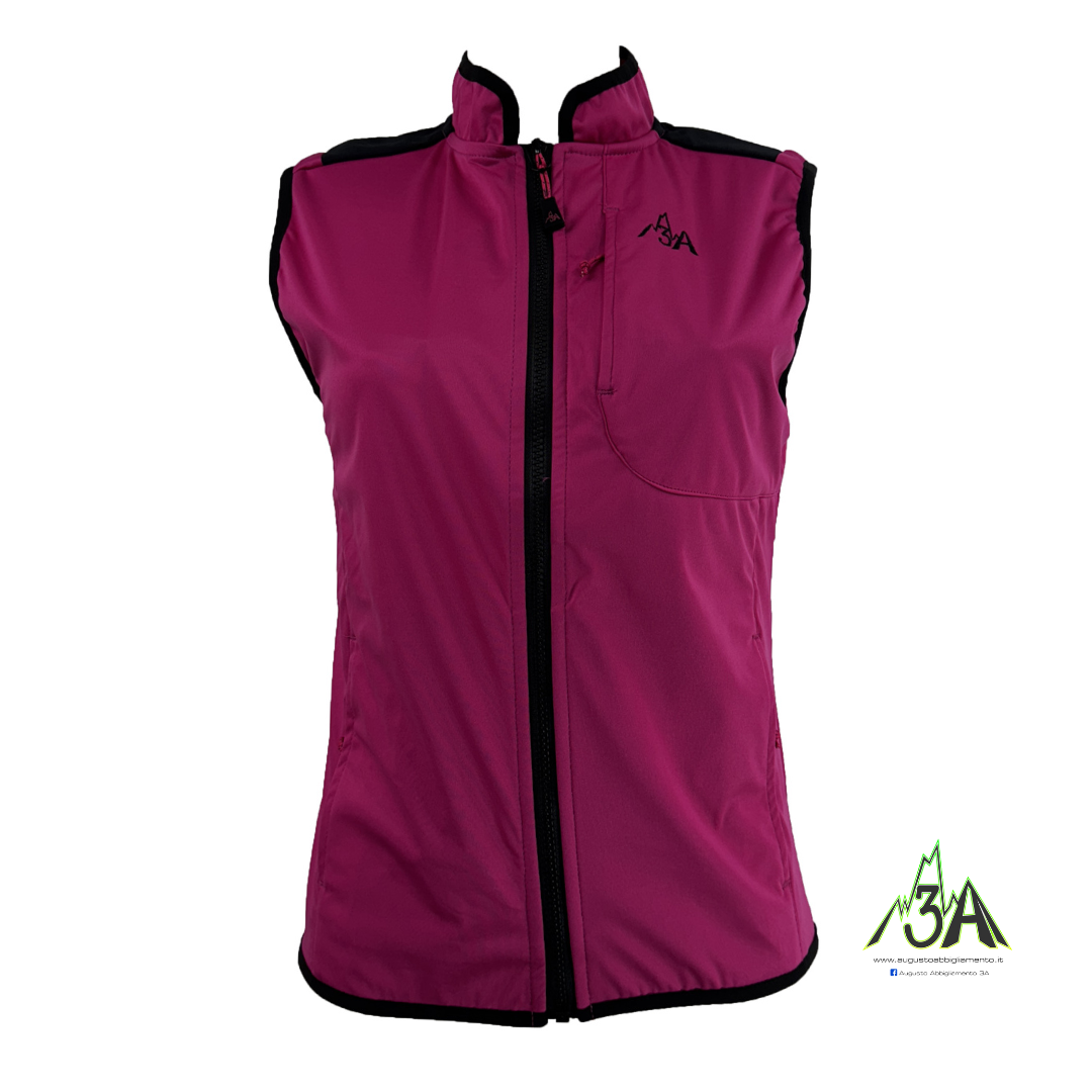 GILET CONCARENA PRO 2 WOMAN FUXIA