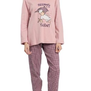 Happy People 6802 Happy Bear
 Pigiama  Donna Serafino  Caldo cotone