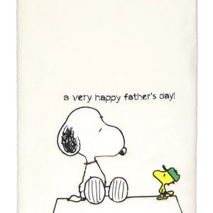 Maryplaid 6M34120 Plaid Snoopy  in Bussy  con ricamo e applicazioni  cm. 150 x 180