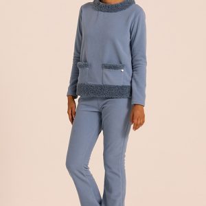 Maryplaid 6P84214  Pigiama donna in pile