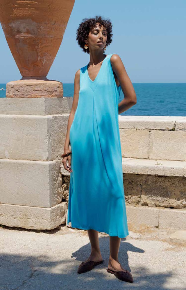 Amadine D3147 Abito lungo S/L - immagine 2