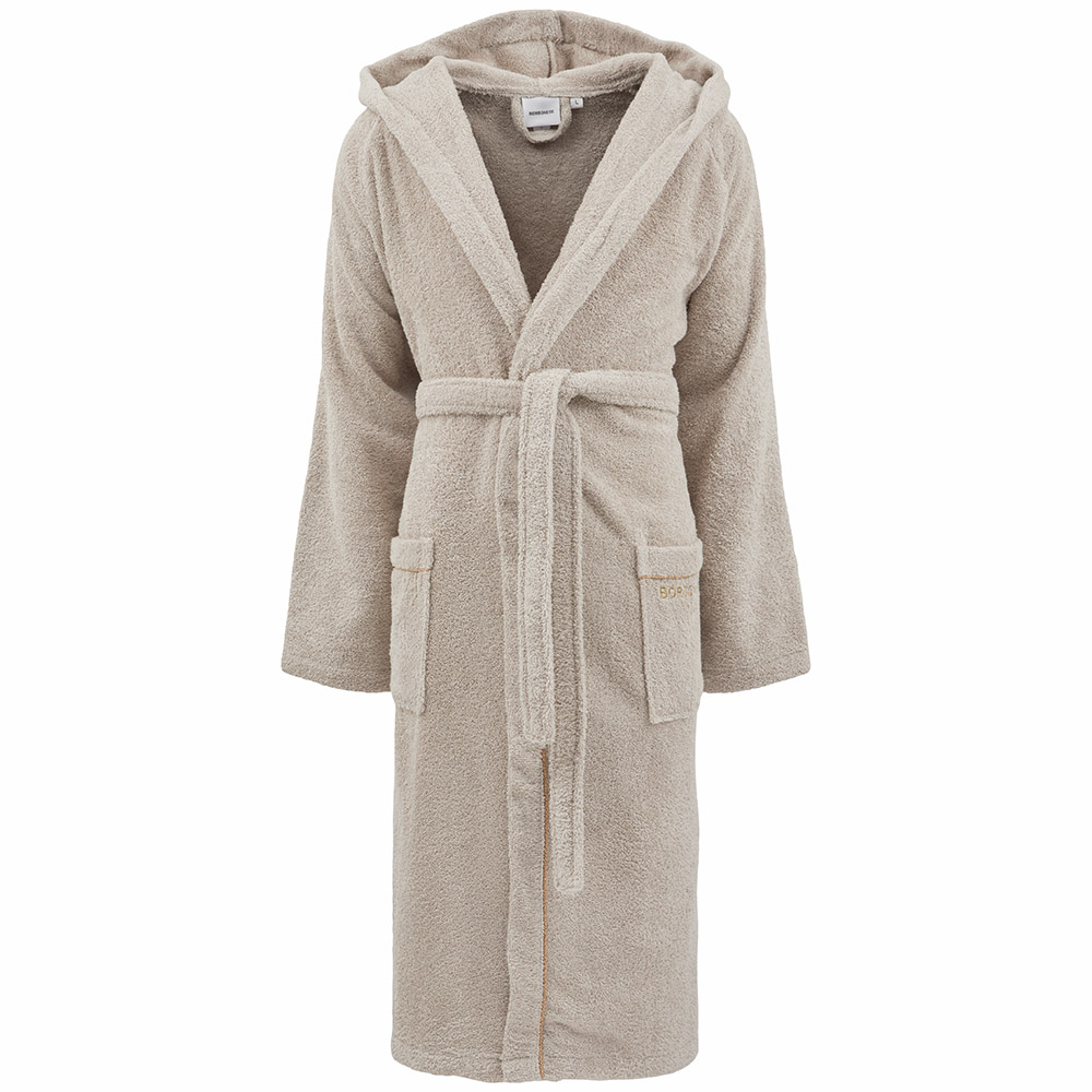 Borbonese Fine Op Accappatoio spugna unisex con cappuccio. - immagine 4