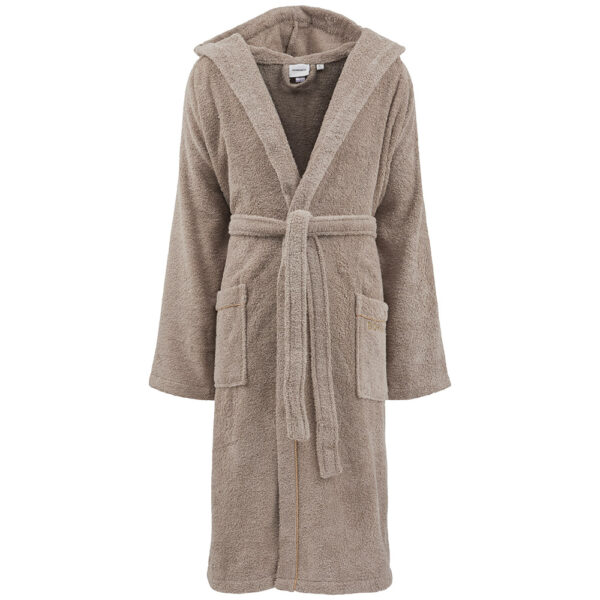 Borbonese Fine Op Accappatoio spugna unisex con cappuccio. - immagine 2