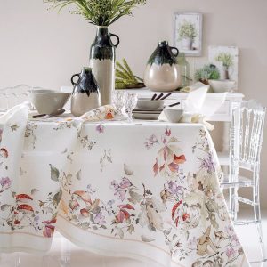 Blumarine Tovaglia Amanita  in lino cm. 170 x 270
