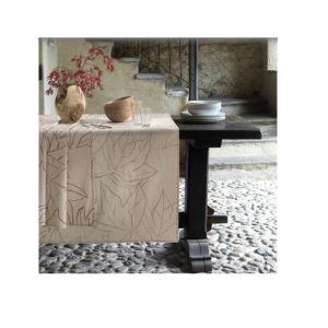 Gabel Naturae Tovaglia 150 X 270 Stampata misto lino  Acacia