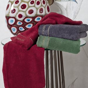 Borbonese Fine Op Set asciugamano + ospite in spugna