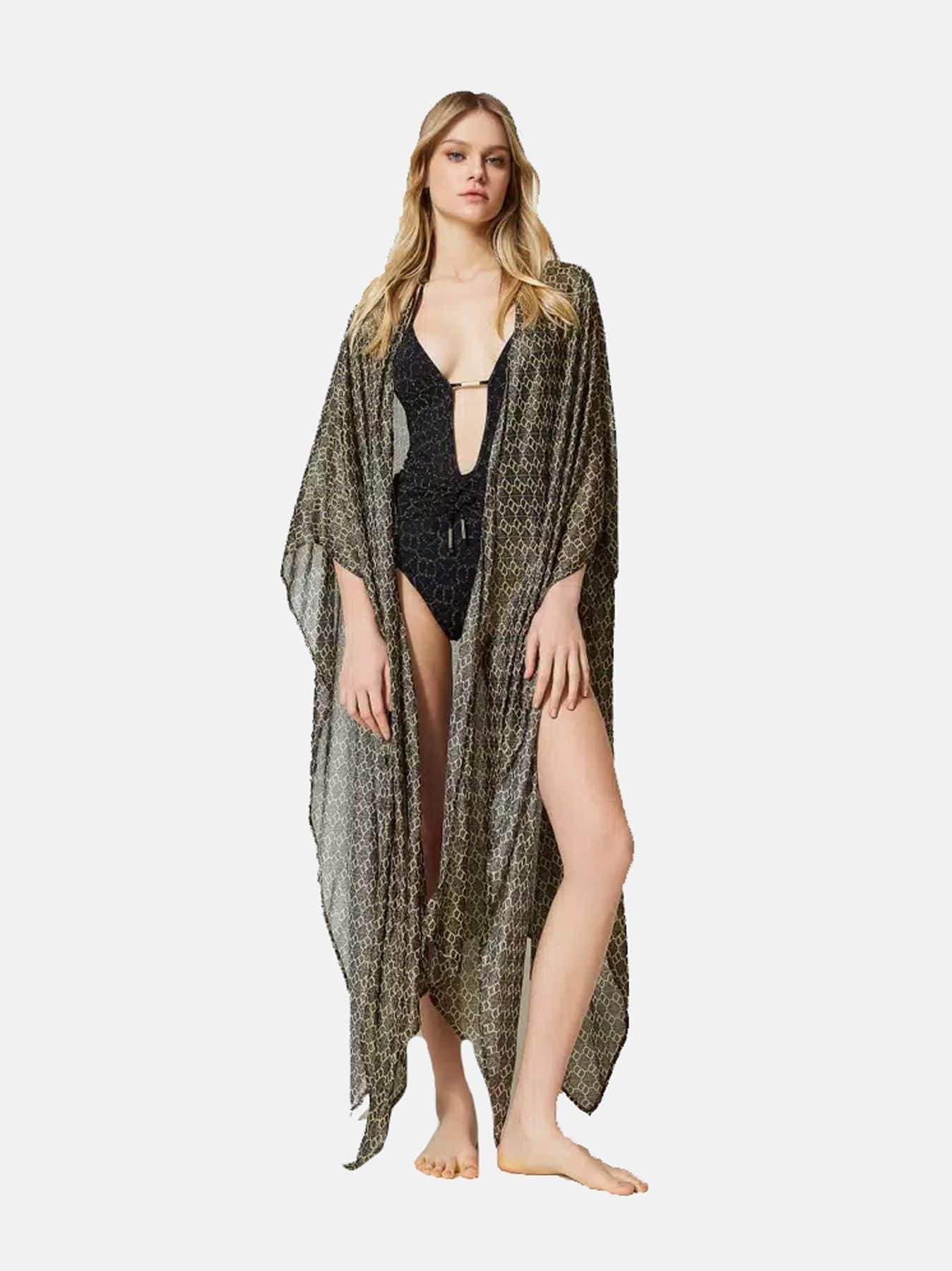 Abito Kaftano Donna LB2RAA Twinset - immagine 4