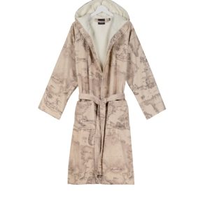 Alviero Martini Accappatoio Spugna con cappuccio Geo Safari