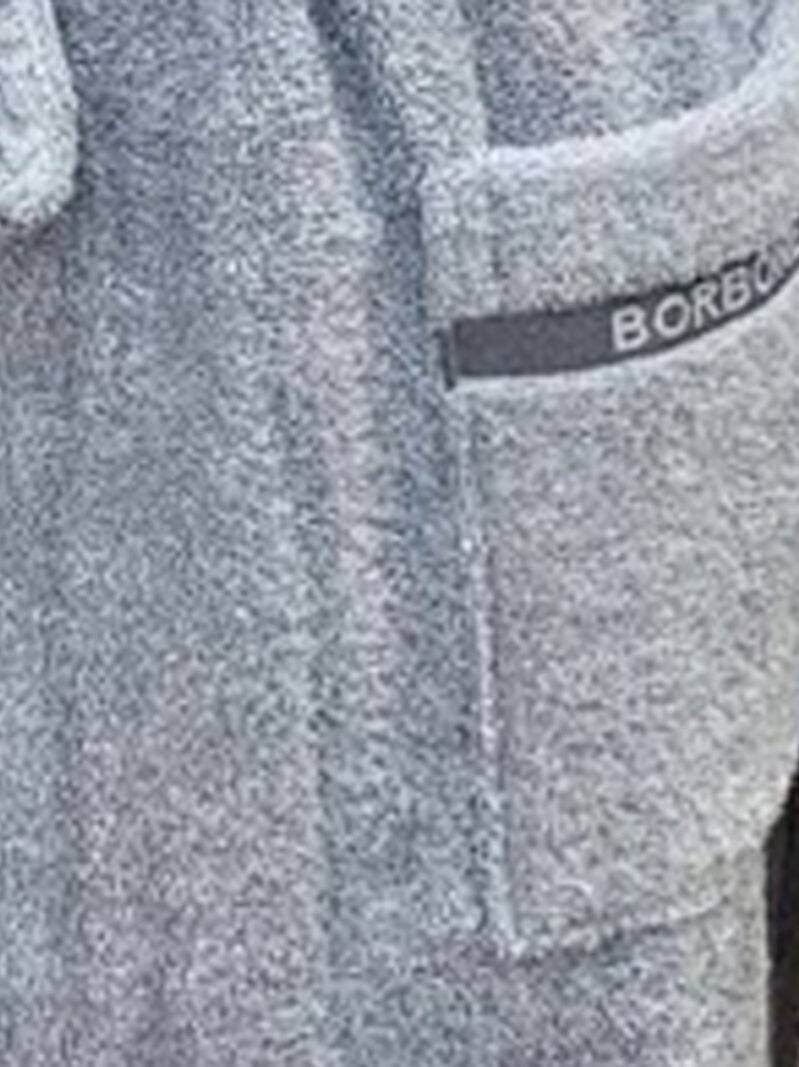 Accappatoio con cappuccio Bagno MINIMAL ACC Borbonese - immagine 4