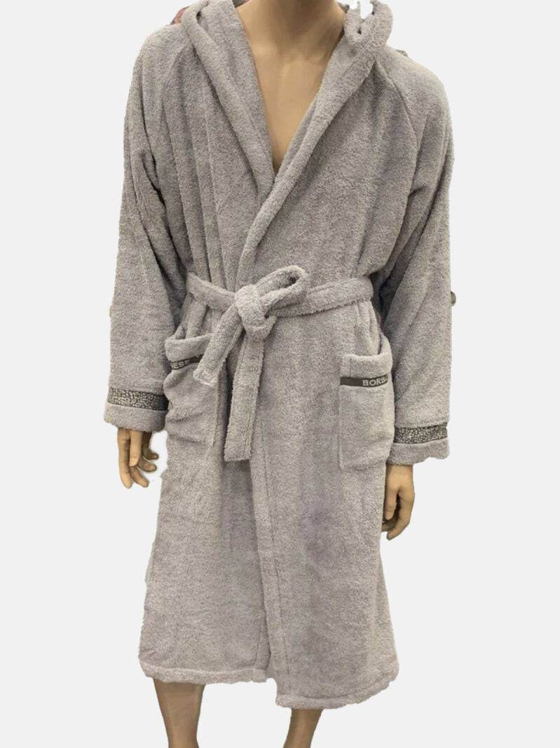 Accappatoio con cappuccio Bagno MINIMAL ACC Borbonese - immagine 8