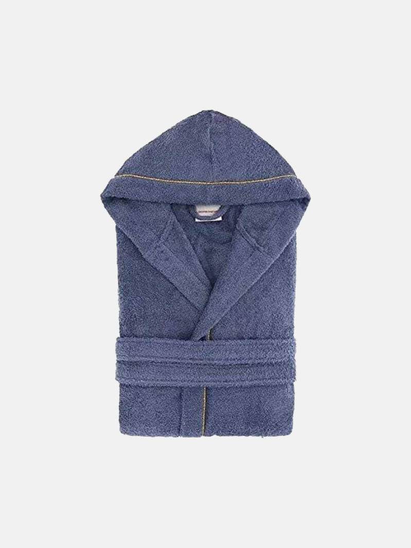 Accappatoio con cappuccio Biancheria FINE OP ACC Borbonese - immagine 3