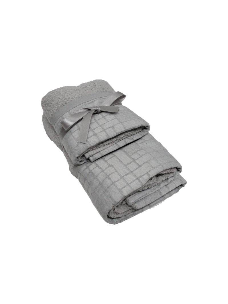 Asciugamani Coppia 1+1 Bagno CORDOVA 1 1 Helen - immagine 4