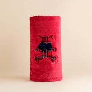 NOIDINOTTE PLAID BC695 ORSO CORAL FLEECE