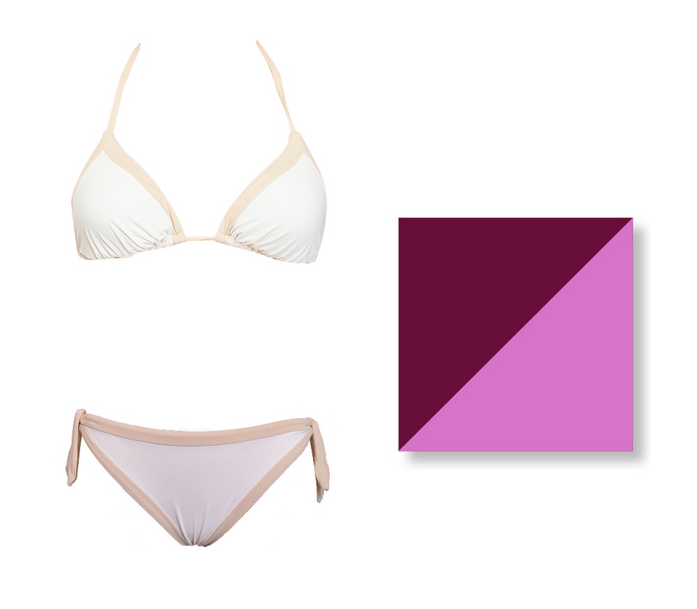 Verdissima Bikini Triangolo con coppe imbottite estraibili Bi20B + Slip annodato BI48 - immagine 4