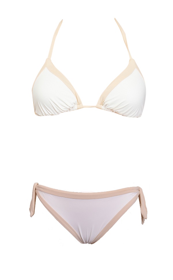 Verdissima Bikini Triangolo con coppe imbottite estraibili Bi20B + Slip annodato BI48 - immagine 3