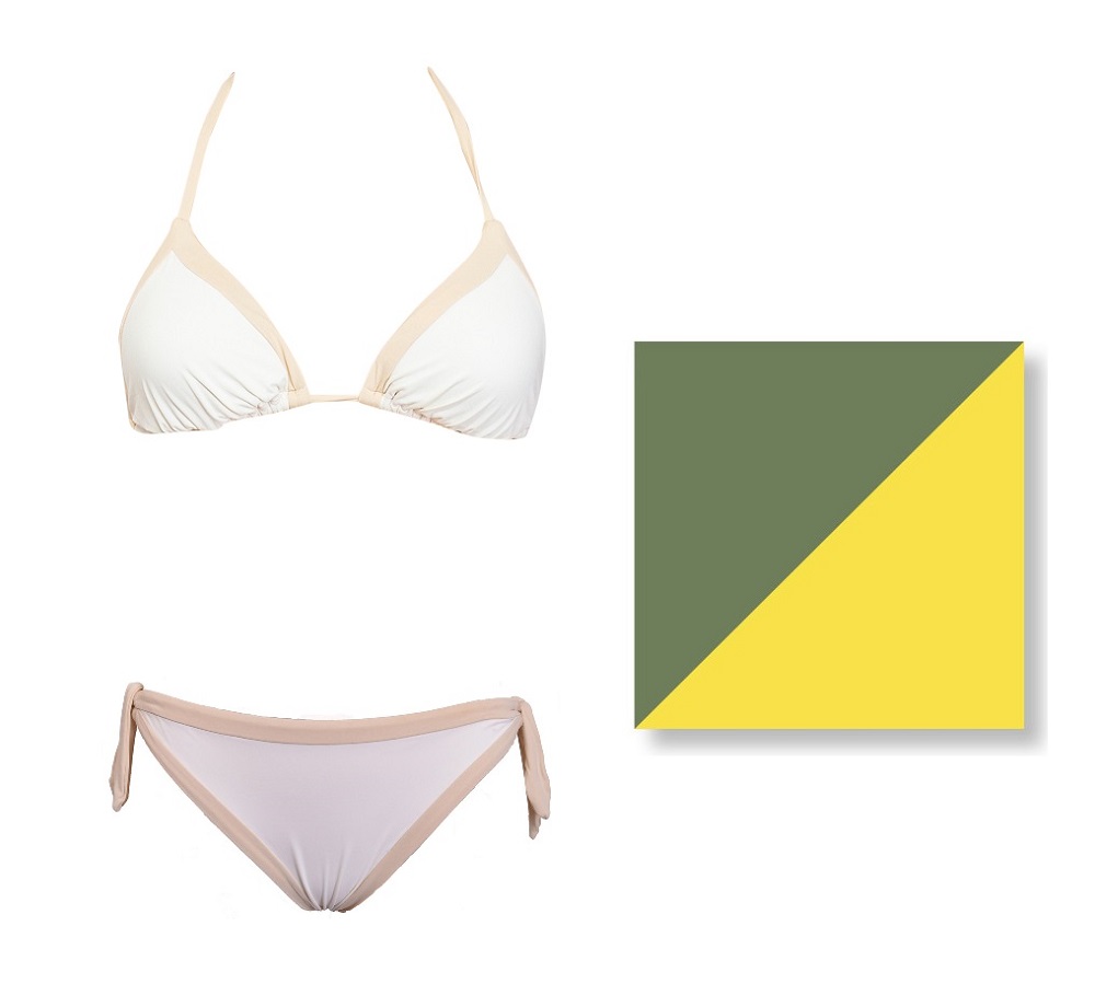 Verdissima Bikini Triangolo con coppe imbottite estraibili Bi20B + Slip annodato BI48 - immagine 5