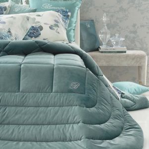 Blumarine Trapunta Blu Velvet matrimoniale