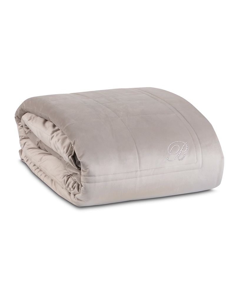 BLUMARINE COPRILETTO BLU VELVET MATRIMONIALE - immagine 6