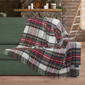 Piazza Pitti Plaid Bradfordcon frange cm. 130 x 170