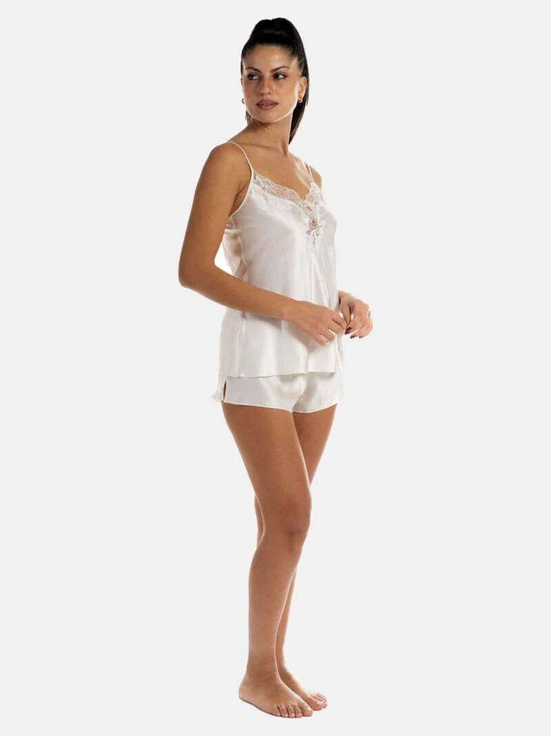 Baby Doll Top + Culotte Donna VLST60586 VLST08006 Luna di Seta