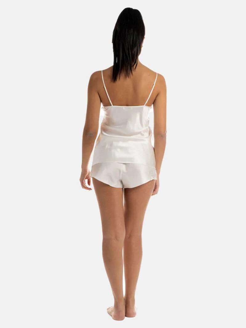 Baby Doll Top + Culotte Donna VLST60586 VLST08006 Luna di Seta - immagine 5