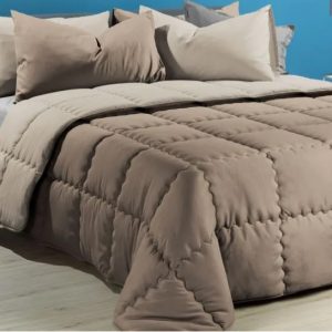 Caleffi Modern Trapunta Piumone piazza e Mezza tinta unita double-face