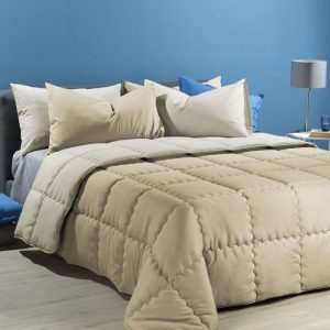 Caleffi Trapunta Piumone Singolo Modern tinta unita double-face