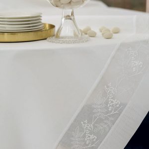 BLUMARINE COPRITAVOLO CERIMONIA 90X90