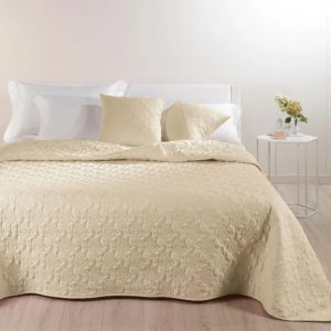 Caleffi Grazia copriletto trapuntato e ricamato matrimoniale