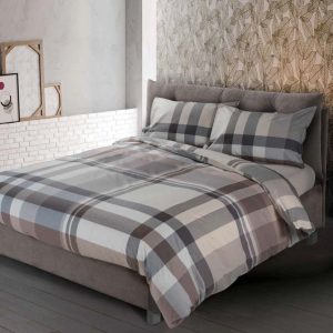 Jolie Parure Copripiumino Singolo Madison Tinto Filo