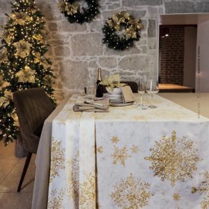 Maison Sucre’e Natale Centro Cuori di cristallo 90 x 90