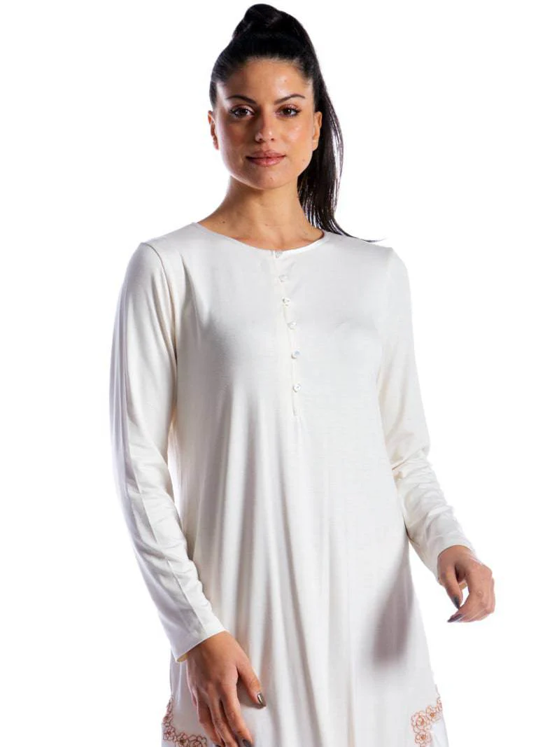 Camicia Lunga Donna RUBINO 8340 Tata - immagine 3